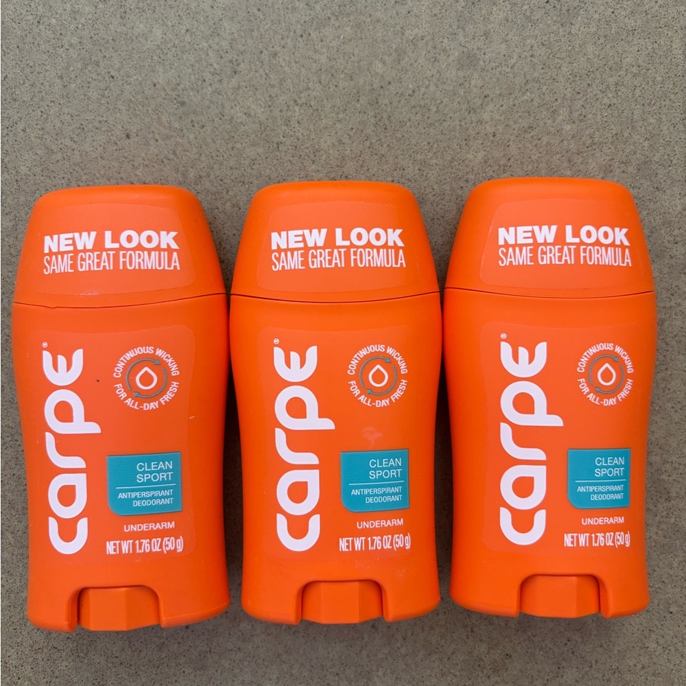 Carpe Clean Sport Antiperspirant Deodorant Stick UNOPENED